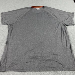 Foundry Short Sleeve Base Layer Men 4 Extra Large Tall XXXXLT Grey Crew Neck Tee